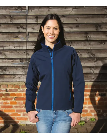 Casaco softshell de senhora 2 camadas - 280gr/m2
