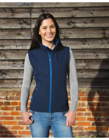 Colete softshell de senhora 2 camadas - 280gr/m2