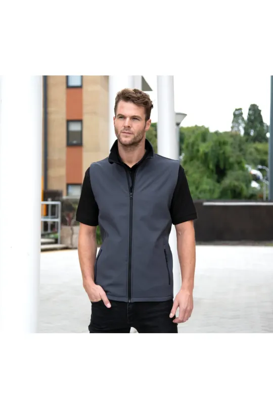 Colete softshell de homem 2 camadas - 280gr/m2