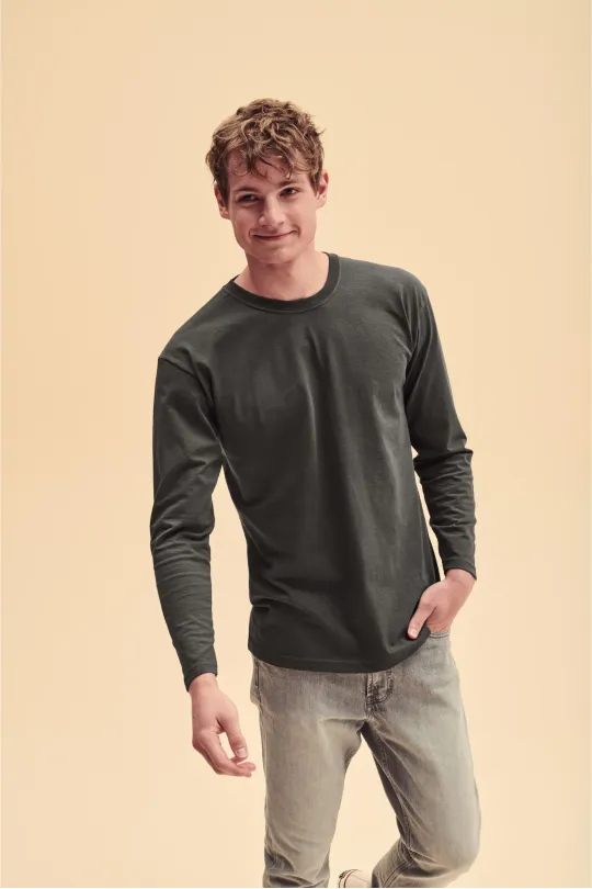 T-SHIRT UNISEXO - 160gr / m2 - MANGA COMPRIDA