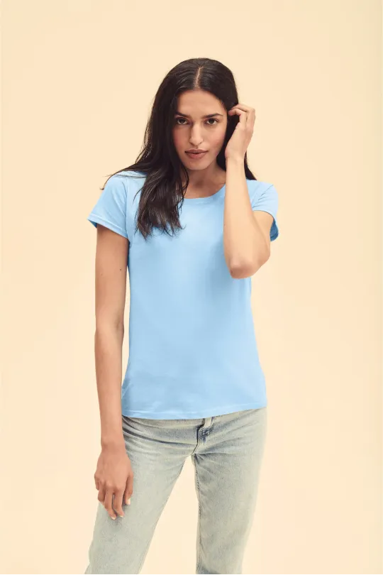 T-SHIRT DE SENHORA - 160gr/m2 - MANGA CURTA