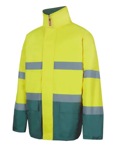 Parka bicolor Alta visibilidade