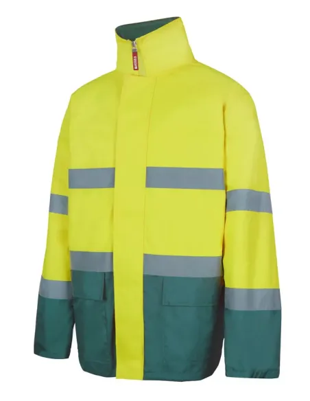 Parka bicolor Alta visibilidade