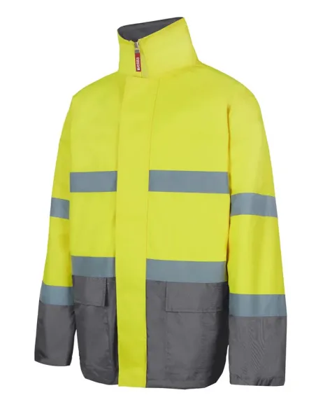 Parka bicolor Alta visibilidade