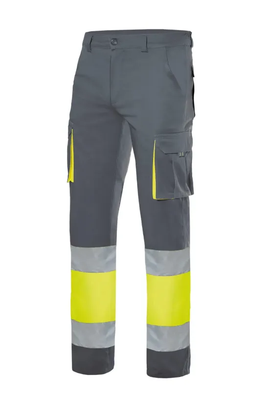 Calças stretch bicolor Alta Visibilidade 240gr/m2 2
