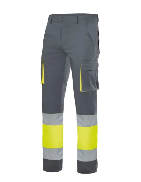 Calças stretch bicolor Alta Visibilidade 240gr/m2
