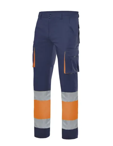 Calças stretch bicolor Alta Visibilidade 240gr/m2