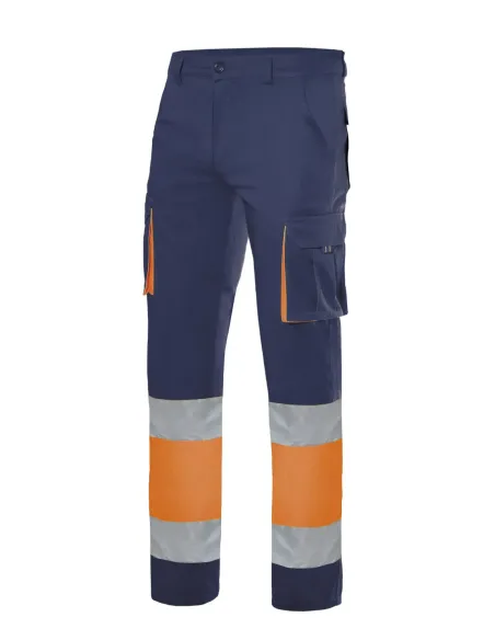 Calças stretch bicolor Alta Visibilidade 240gr/m2