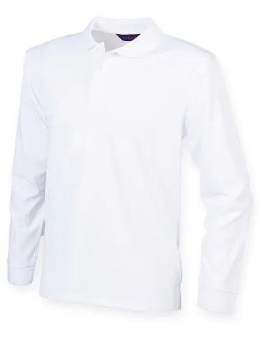 Polo unisexo manga comprida- de desporto - PIQUET COOL PLUS 180gr / m2