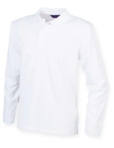 Polo unisexo manga comprida- de desporto - PIQUET COOL PLUS 180gr / m2