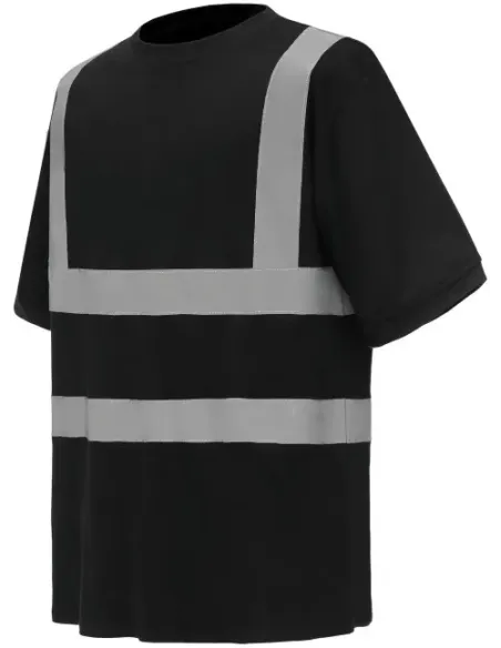 T-shirt alta visibilidade manga curta- decote redondo - 200gr/m2