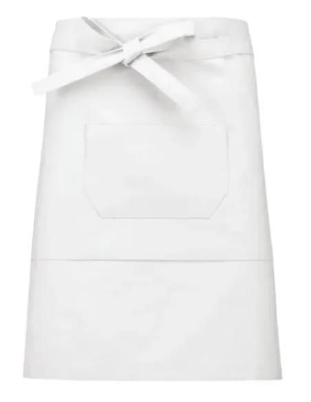 Avental comprimento médio com 2 bolsos - lavável 60g - 280gr/m2