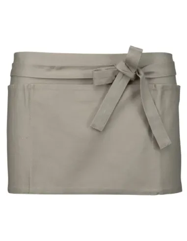 Avental curto com 5 bolsos - lavável 60g - 280gr/m2