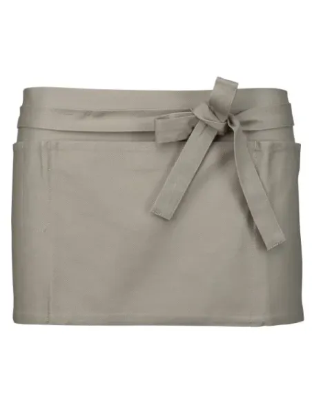 Avental curto com 5 bolsos - lavável 60g - 280gr/m2