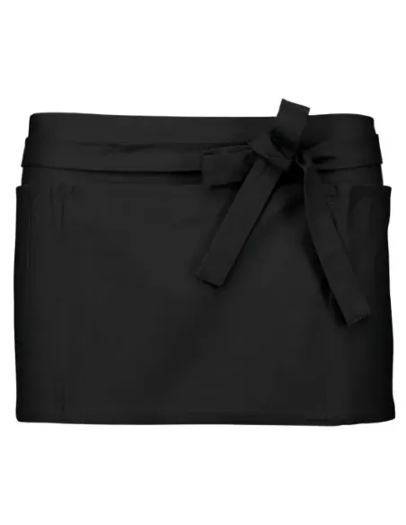 Avental curto com 5 bolsos - lavável 60g - 280gr/m2
