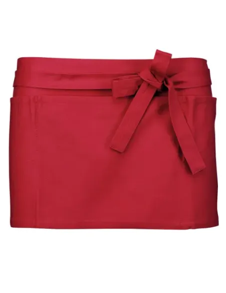 Avental curto com 5 bolsos - lavável 60g - 280gr/m2