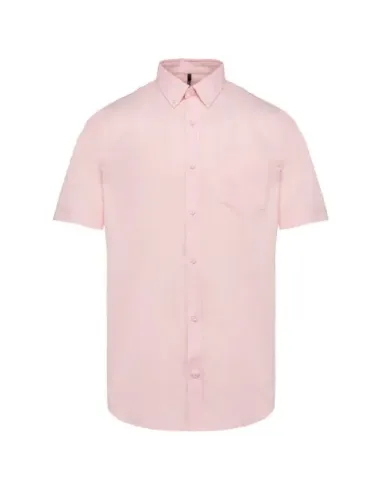 Camisa de homem Oxford  manga curta - 130-135gr/m2