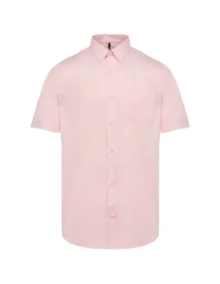 Camisa de homem Oxford  manga curta - 130-135gr/m2