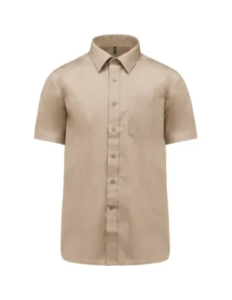 Camisa homem manga curta -  100-110gr/m2