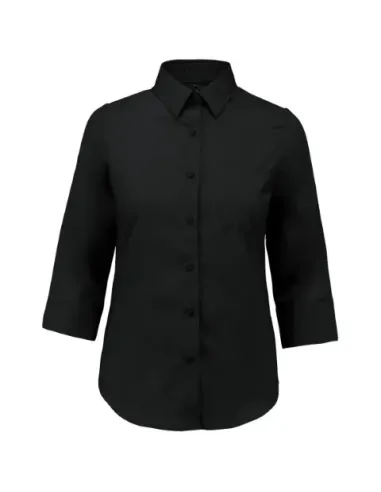Camisa senhora manga 3/4 -  100-110gr/m2
