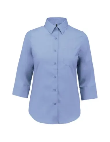 Camisa senhora manga 3/4 -  100-110gr/m2