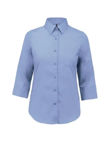 Camisa senhora manga 3/4 -  100-110gr/m2