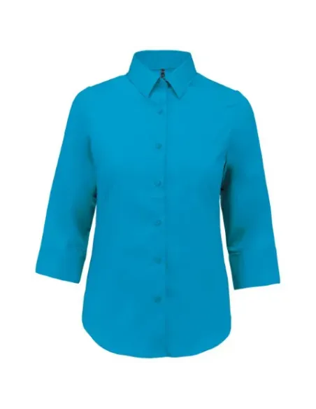 Camisa senhora manga 3/4 -  100-110gr/m2