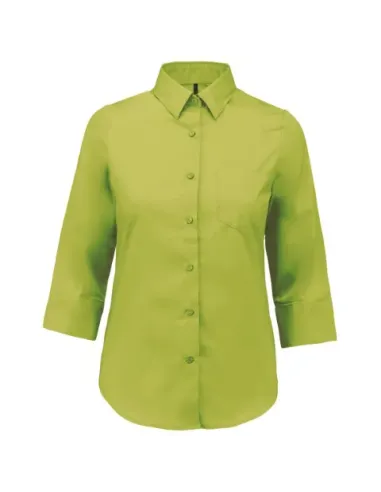 Camisa senhora manga 3/4 -  100-110gr/m2