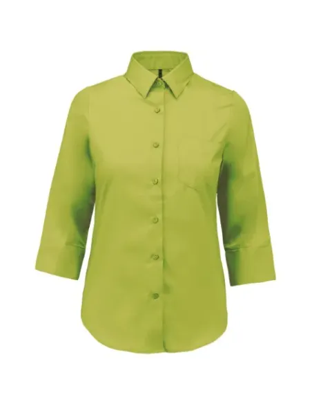 Camisa senhora manga 3/4 -  100-110gr/m2