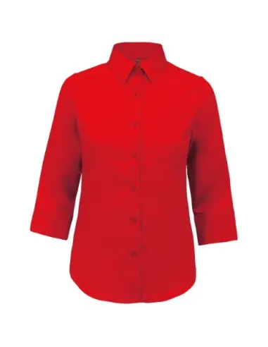 Camisa senhora manga 3/4 -  100-110gr/m2