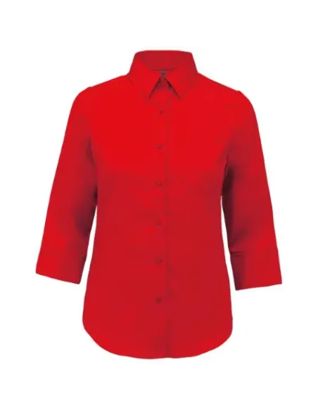 Camisa senhora manga 3/4 -  100-110gr/m2