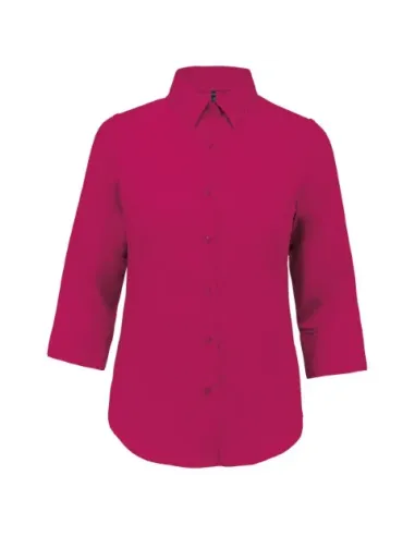 Camisa senhora manga 3/4 -  100-110gr/m2