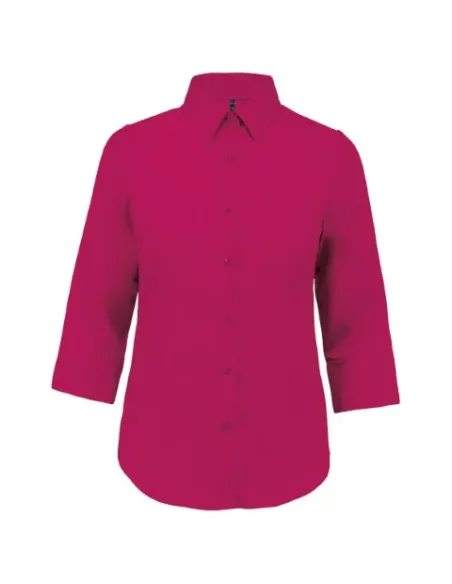 Camisa senhora manga 3/4 -  100-110gr/m2
